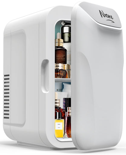 NXONE Mini Fridge,8 Can/6 Liter Small Refrigerator,110VAC/ 12V DC Port